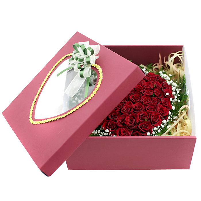 50송이 하트형박스1호